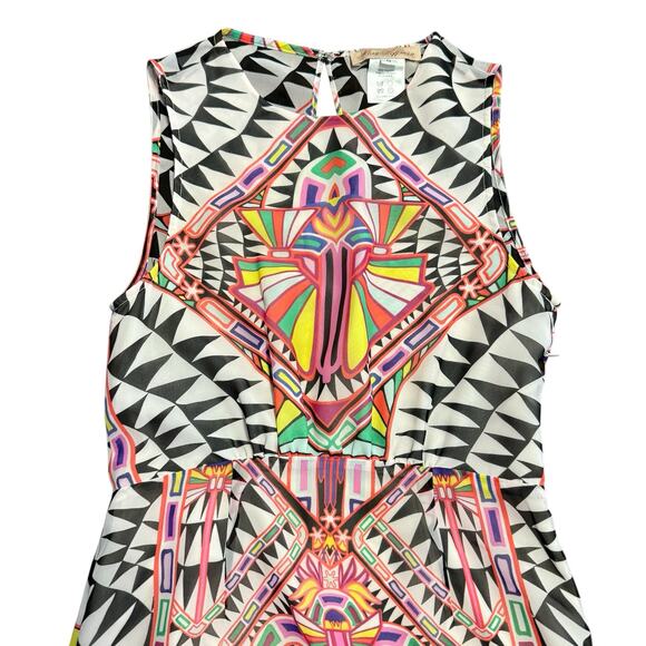 Mara Hoffman Women’s multicolor maxi dress, back keyhole, empire waist, 0 - Picture 5 of 12